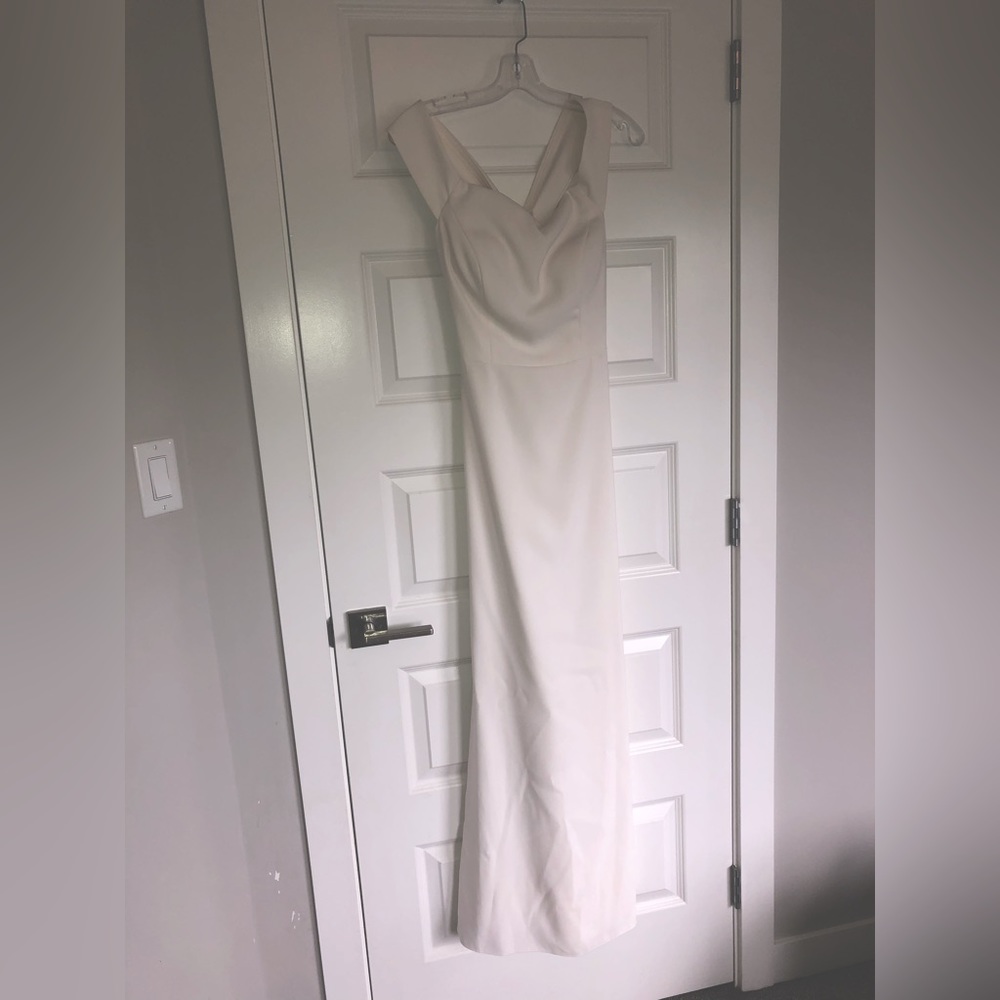 Simple and Elegant Wedding Dress - Dessy Collection Style 2987